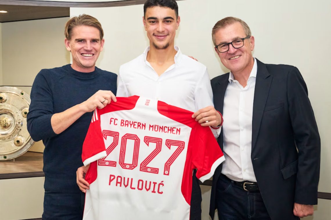 Bayern podpisal z obetavnim Pavlovićem do junija leta 2027