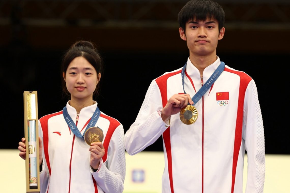 Prva zlata pariška olimpijska kolajna na Kitajsko