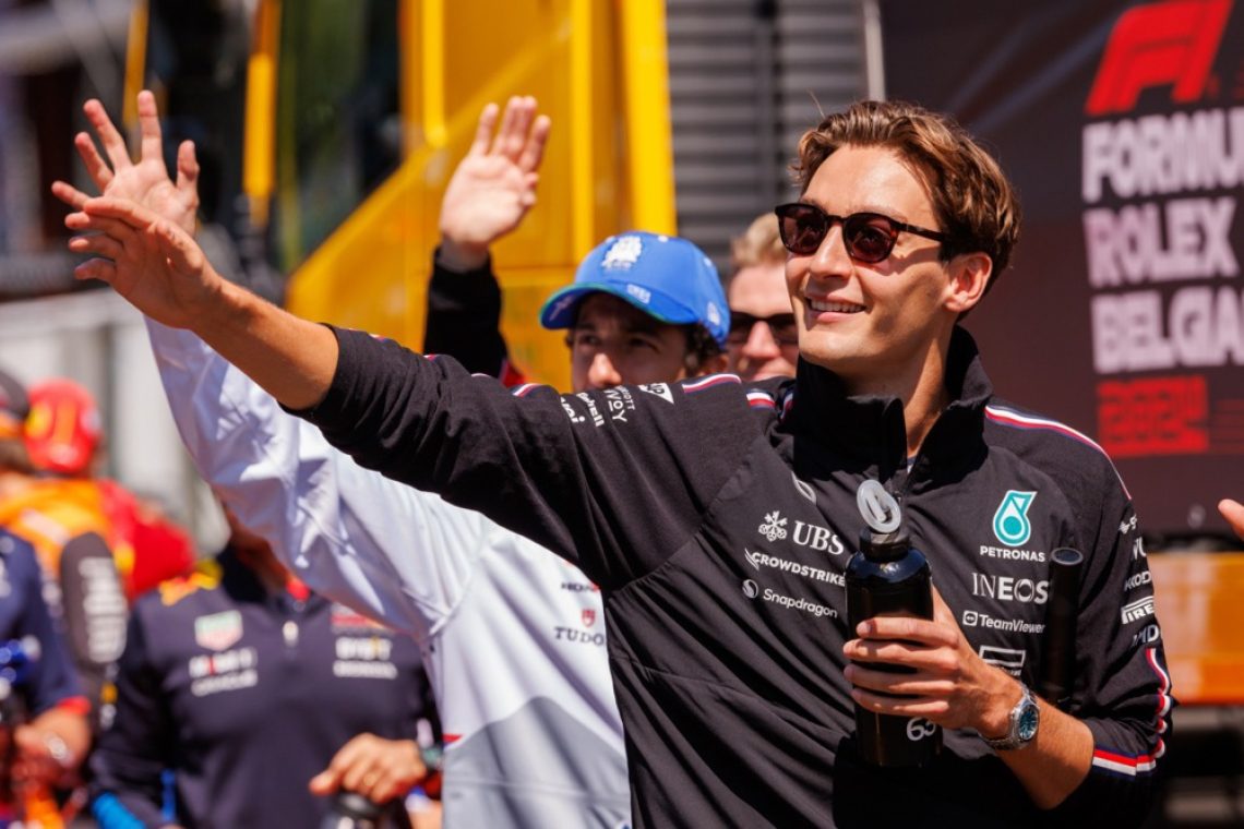 Russell zmagovalec Belgije, Verstappen peti