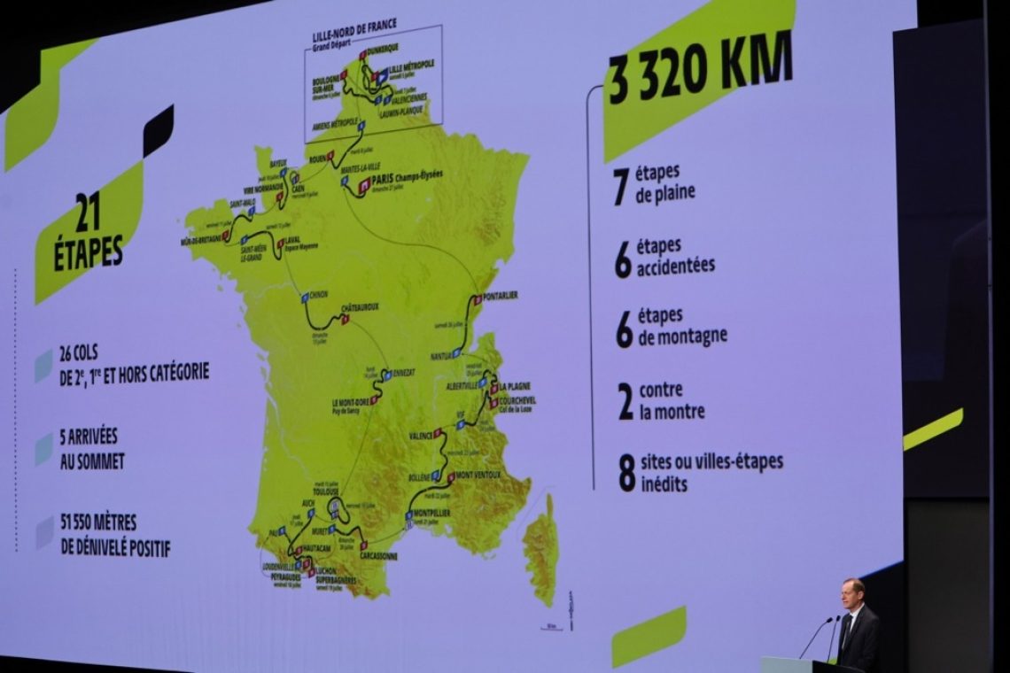 Trasa Toura 2025 s Col de la Lozom in z gorskim kronometrom