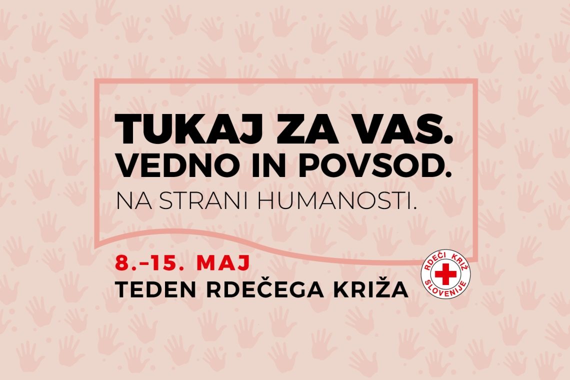 Maj v znamenju Rdečega križa in humanosti