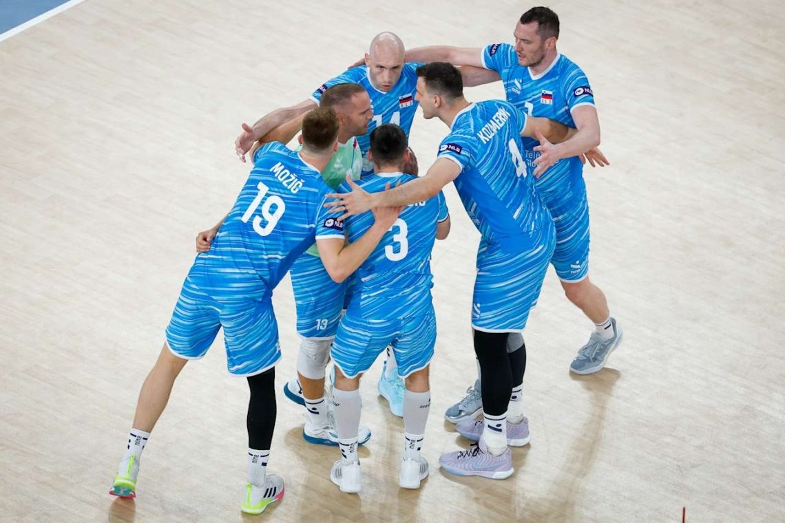 Slovenski odbojkarji v Stožicah boljši še od Nizozemcev