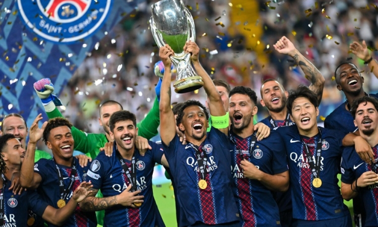 Nogometaši PSG zmagovalci evropskega superpokala