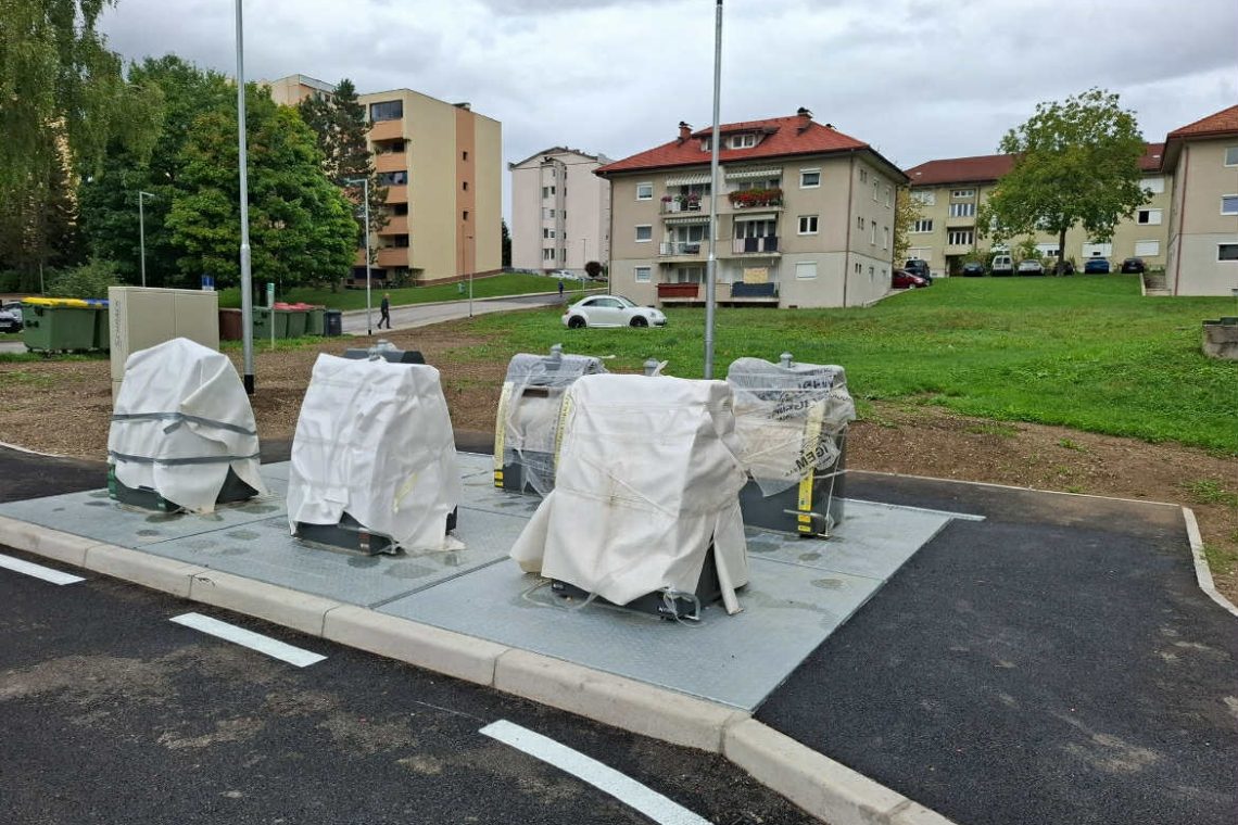 Na Jenkovi cesti v Velenju odpirajo šesto podzemno zbiralnico odpadkov