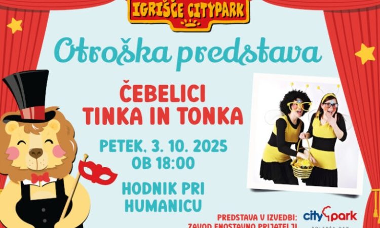 V Cityparku otroška predstava o prijateljstvu in poštenosti