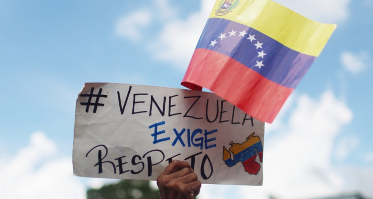 Popoldne v Ljubljani protest v podporo Venezueli