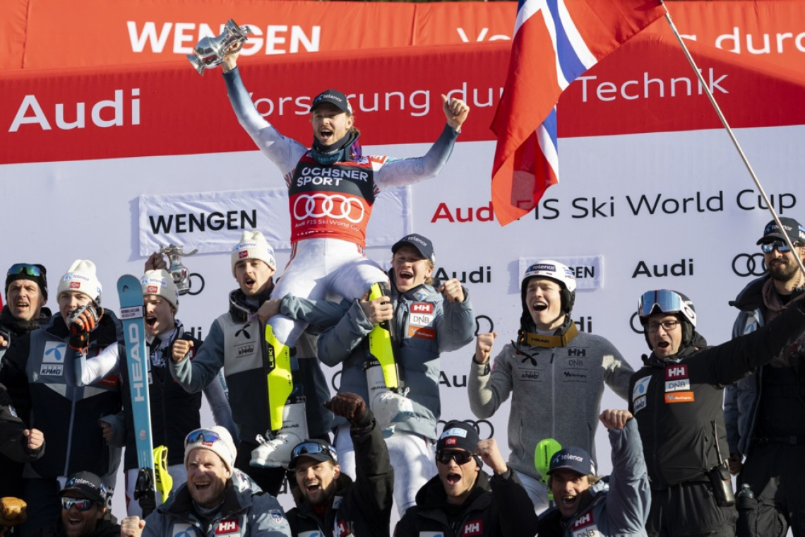 McGrath z zmago na wengenski klasiki do vodstva v slalomskem seštevku