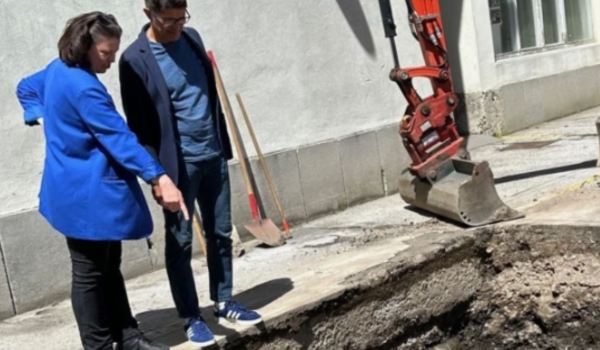 Na kranjski tržnici začeli arheološke raziskave