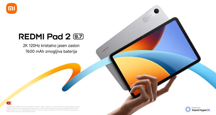 Xiaomi predstavil kompaktno serijo tablic REDMI Pad 2 9.7